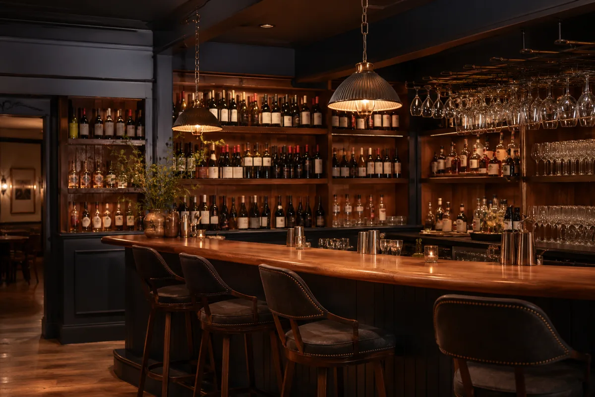 Theke und Bar bei Tafelrunde