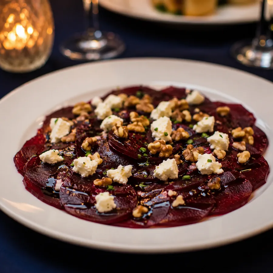 Rote-Bete-Carpaccio bei Tafelrunde