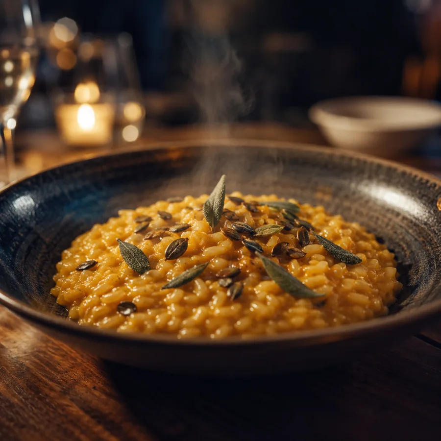 Ofenkürbis-Risotto bei Tafelrunde